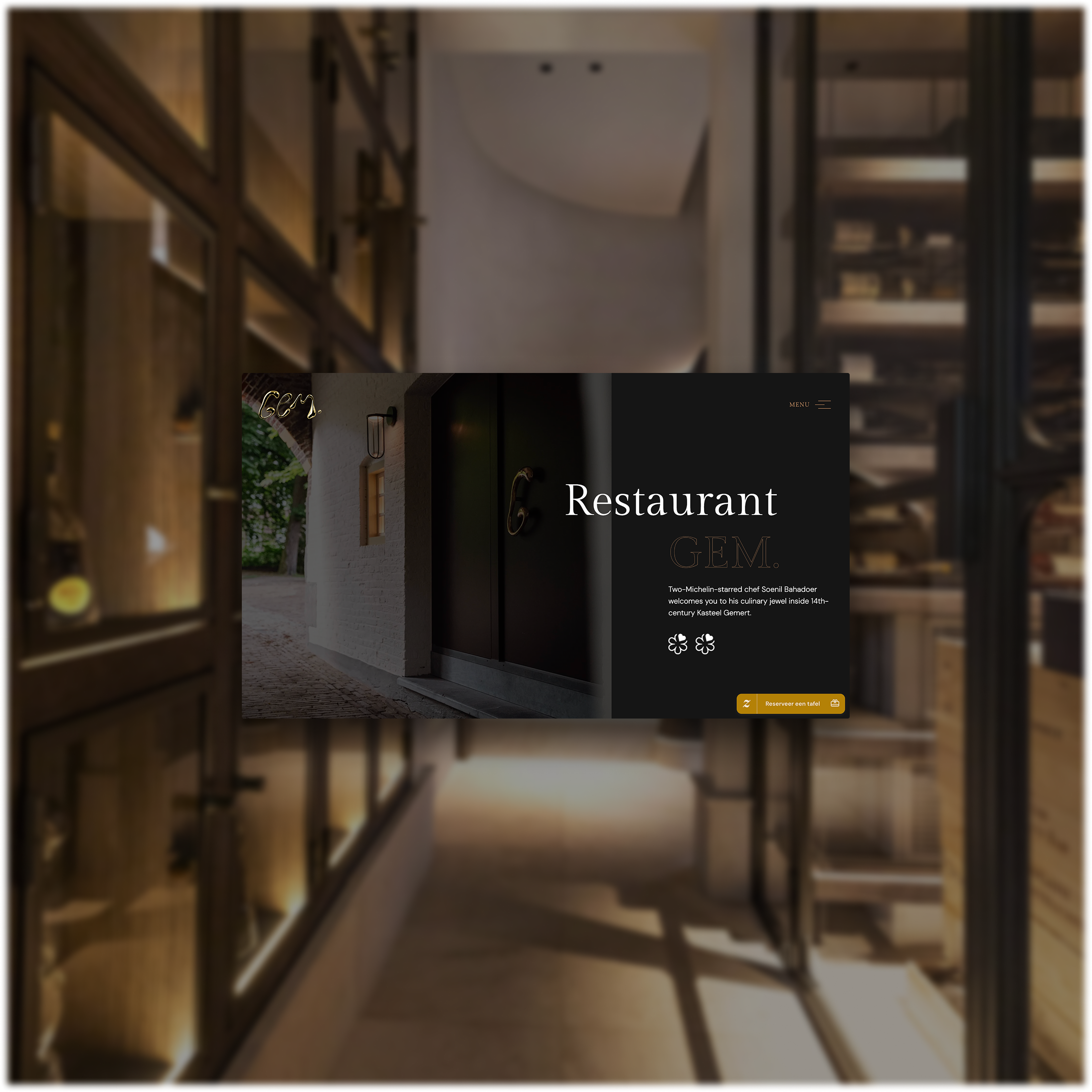 Restaurant GEM website preview